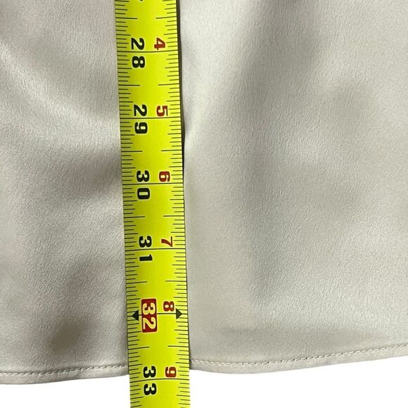 Flora Nikrooz Showstopper Satin Robe Size S Champagne Satin Lace Bridal NWT - Picture 9 of 16